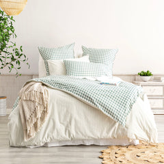 Alison Forest Yarn Dyed Cotton Reversible Quilt cover sets by Renee Taylor