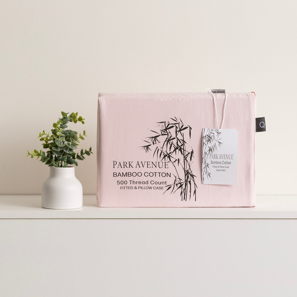 500 Thread Count Peach Bamboo Cotton Combo Set by Park Avenue