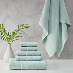 Retreat Cotton Tencel Antimicrobial 6 Piece Towel Set by Cloud Linen