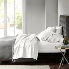 600 TC Egyptian Cotton Sateen White Sheet Set by Park Avenue