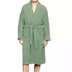 Chalet Quick Dry Terry Cotton Eucalyptus Bath Robes by Renee Taylor
