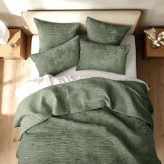 Blake Velvet Coverlet Set Military by Renee Taylor