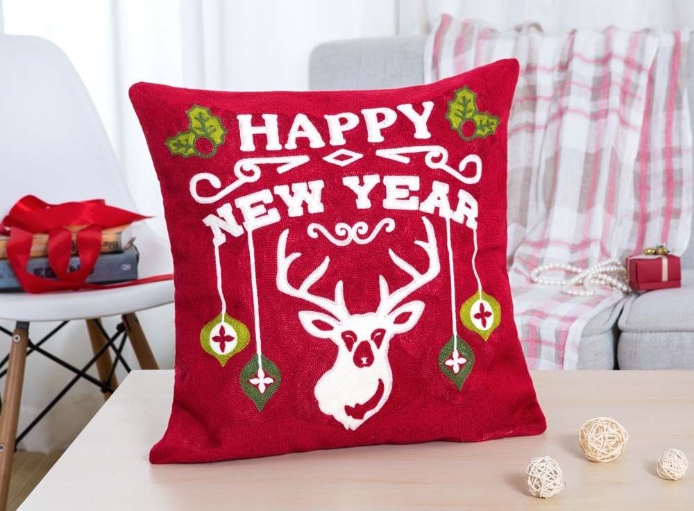 Merry Christmas Cushion Covers 45cm x 45cm by Fabric Fantastic