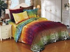 Rainbow Tree Pillowcases by Fabric Fantastic