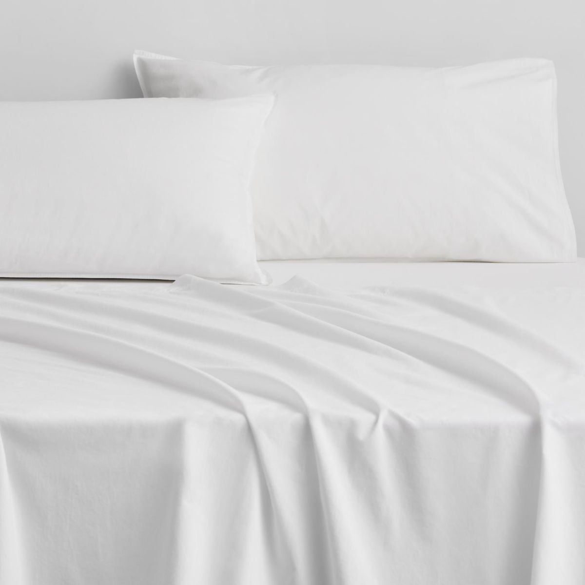 Bayley Washed Percale Sheet by Sheridan