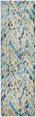 Dreamscape Ropes Modern Blue Rug
