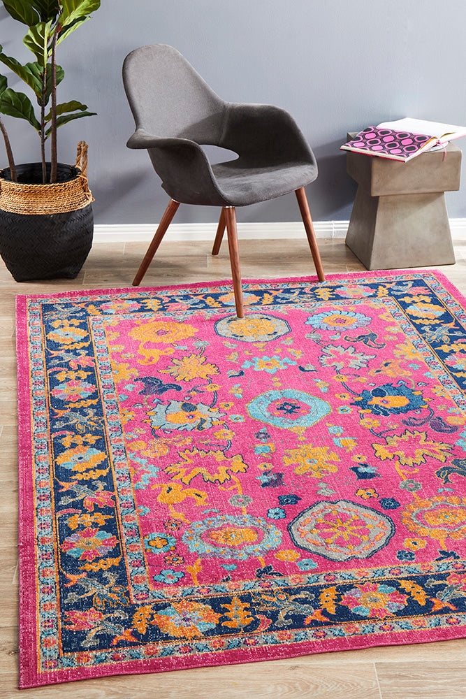 Eternal Whisper Corners Pink Rug