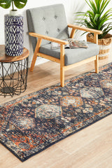 Legacy 854 Navy Runner Rug