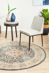 Legacy 858 Midnight Round Rug