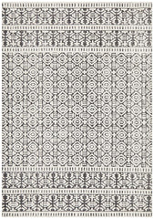 Levi Adonis Ivory Black Rug