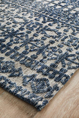 Levi Tara Navy Grey Rug