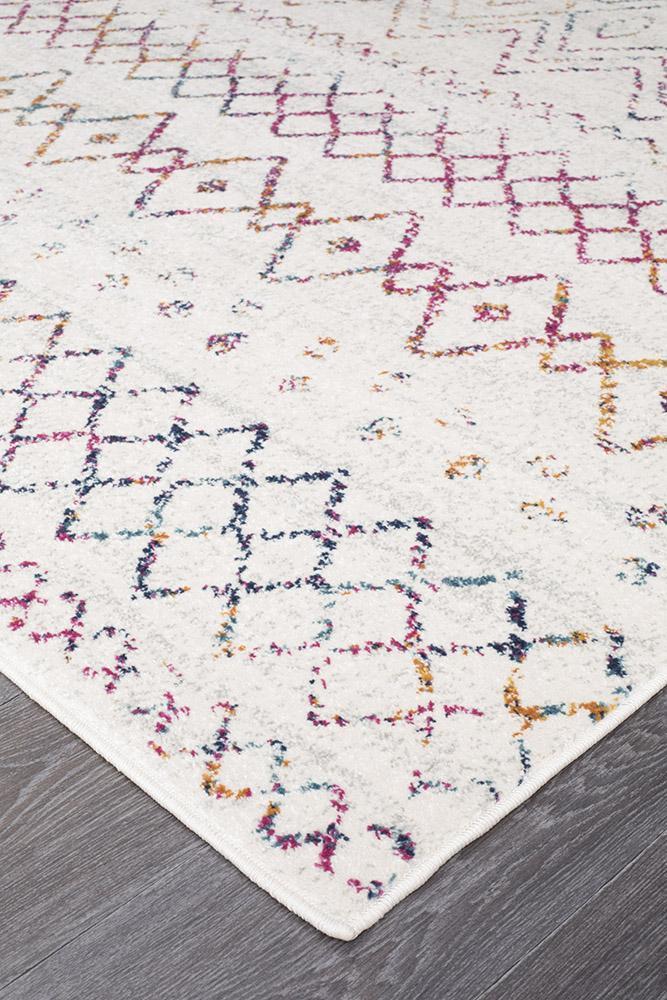 P Multigr Rustiq Oasis Nadia Multi Rustic Tribal Rug – Elan Linen