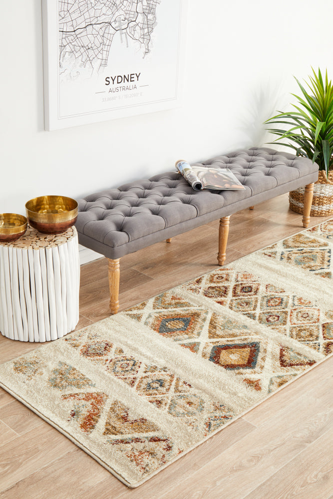 Rusk Color Rug Runners Oxford Contrast Rust Runner Rug – Elan Linen