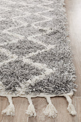 Saffron 22 Silver Runner Rug