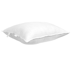 Nour Hotel Collection Pillow – Cotton Sateen, Down-Alternative Fill