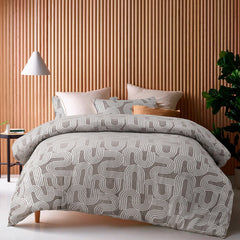 Brent Jacquard Quilt Cover Set by Accessorize
