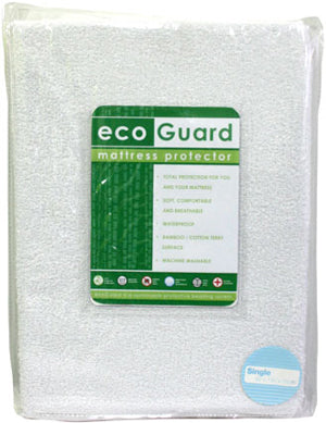 Eco Guard Single Mattress Protector by Bambury