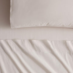 Bayley Washed Percale Fitted Sheet by Sheridan