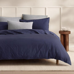 Bayley Washed Percale Quilt Cover Set by Sheridan
