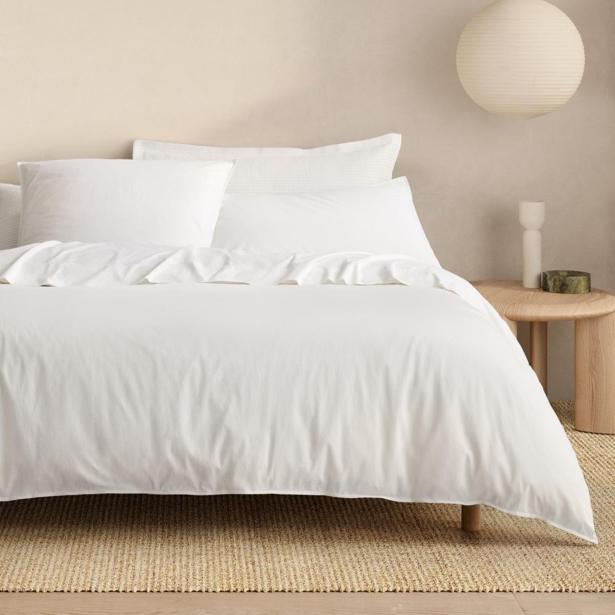 Bayley Washed Percale Quilt Cover Set by Sheridan