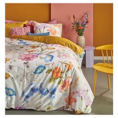 Beau Multi Cotton Sateen Quilt Cover Sets by Bedding House