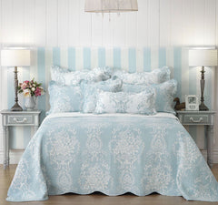 Florence Blue Bedspread by Bianca