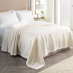 Alabaster Classic Wool Blanket by Sheridan