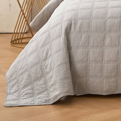Smokey Grey Bedspread set by Classic Quilts