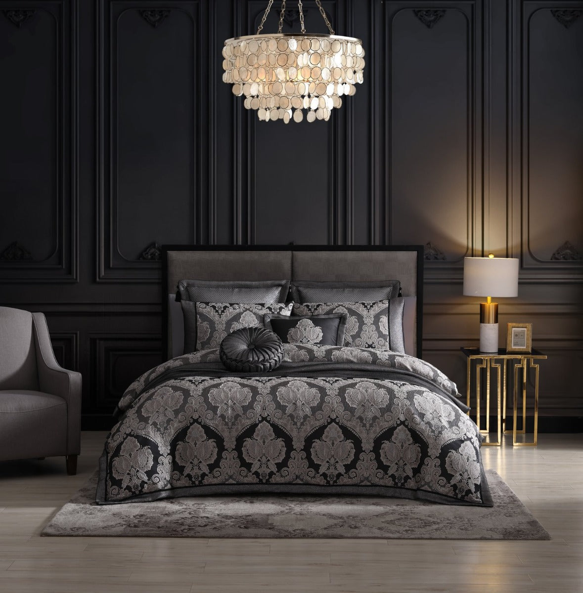 Emerson Granite Quilt Cover Set by Davinci