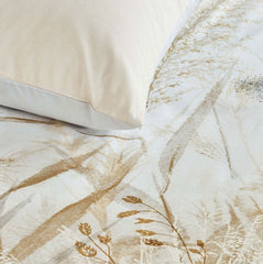 Florine Sand Cotton Percale Quilt Cover Sets by Bedding House