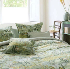 Toscana Green Cotton Quilt Cover Set by Pip Studio