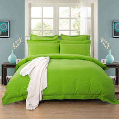 Green Tailored 1000TC Ultra Soft Quilt Cover Set by Fabric Fantastic