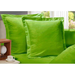 Green 1000TC Premium Ultra Soft European Pillowcases 2-Pack by Fabric Fantastic