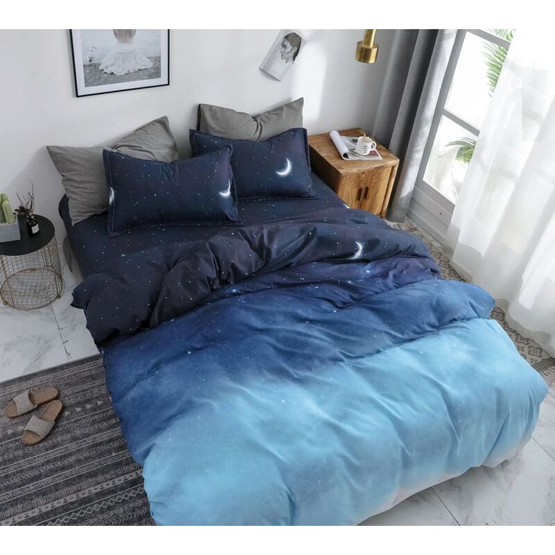Night Blue Doona Quilt Cover Set by Fabric Fantastic