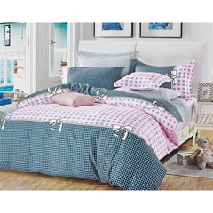 Pink Dots Doona Quilt Cover & Pillow Cases Set by Fabric Fantastic