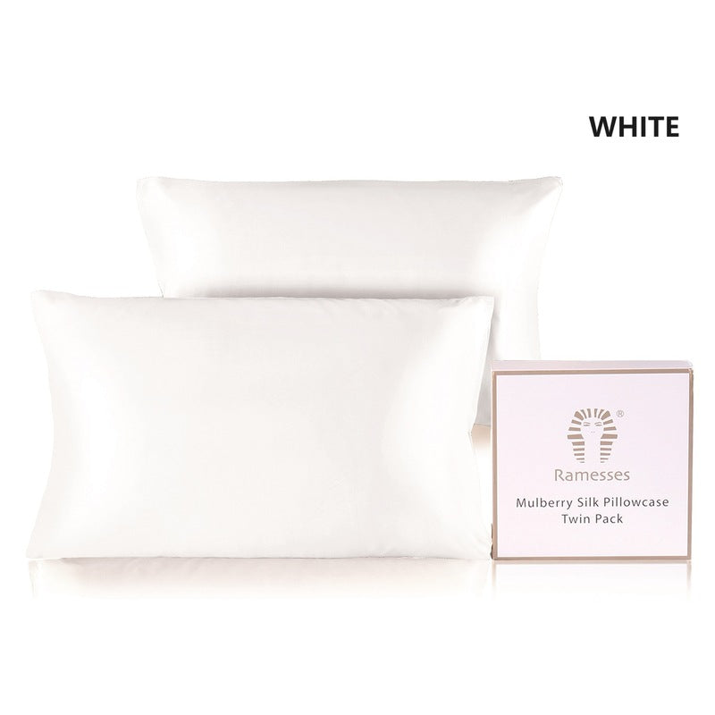 Mulberry Silk Pillowcases Twin Pack by Ramesses