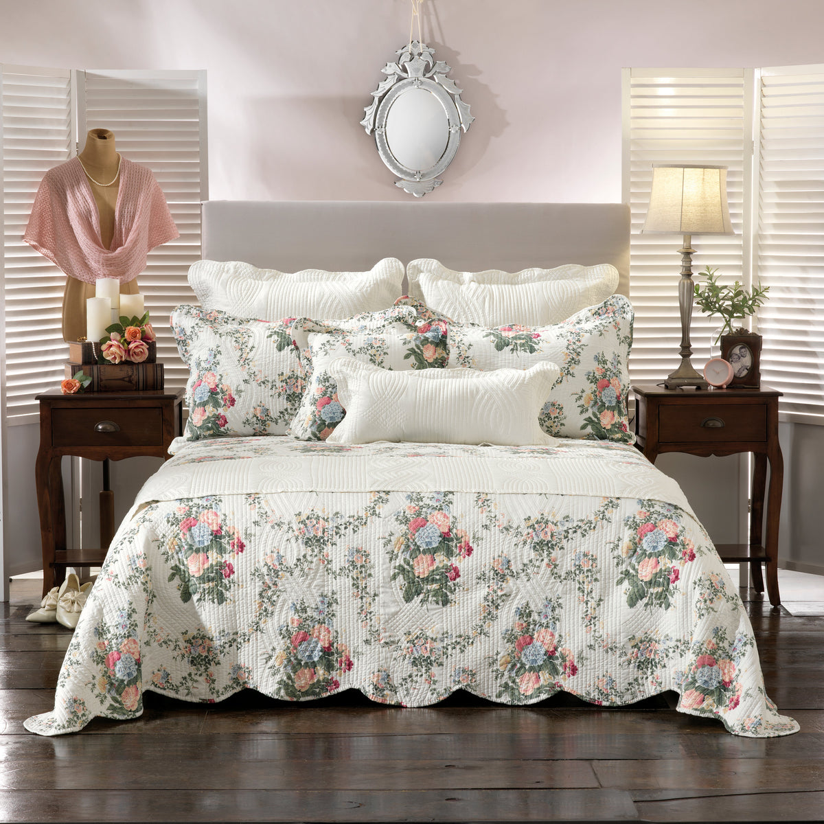 Rosedale Bedspread Set by Bianca