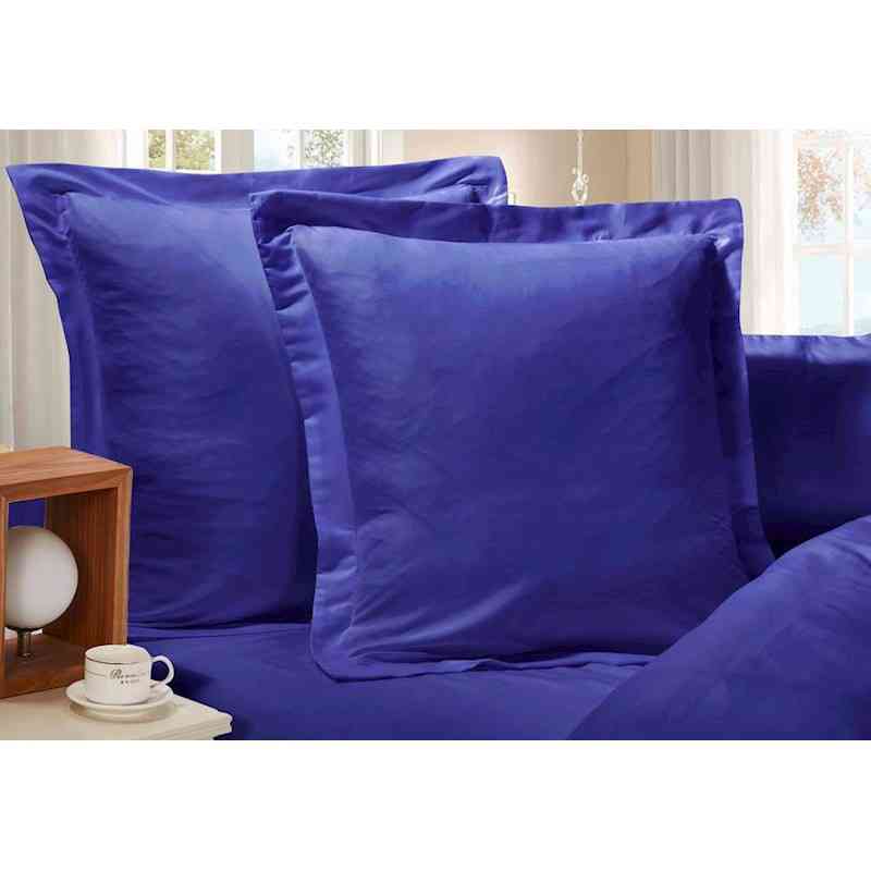 Royal Blue 1000TC Premium Ultra Soft European Pillowcases 2-Pack by Fabric Fantastic