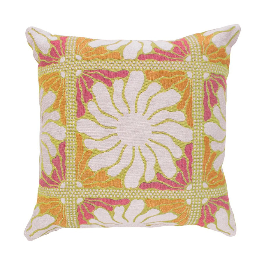 Zinnia Square Cushion by Bambury