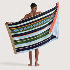 Seeker Stripe Beach Towel by Sheridan
