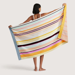 Seeker Stripe Beach Towel by Sheridan