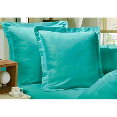 Teal 1000TC Premium Ultra Soft European Pillowcases 2-Pack by Fabric Fantastic