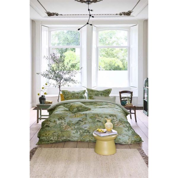 Toscana Green Cotton Quilt Cover Set by Pip Studio