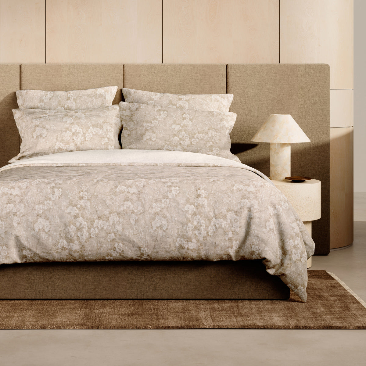 Cardell Natural Quilt Cover Set by Sheridan