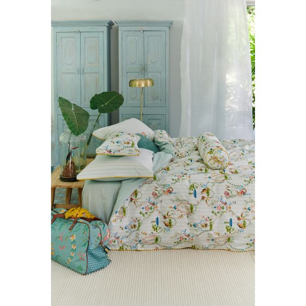 White Singerie Cotton Quilt Cover Set by Pip Studio