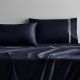 Midnight 1200TC Palais Lux Fitted Sheet by Sheridan