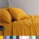1200 TC Organic Cotton Mustard Bed Sheet Set by Elan Linen