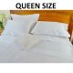 1250TC White Bed Sheet Sets with Pure Cotton