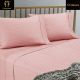 1500TC Mega Queen Spring Refresh Stripe Jacquard Damask Finished Egyptian Cotton Sateen Sheet Set by Ramesses