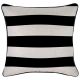 Black Piping Deck Stripe Cushion Cover Escape to Pradise